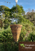 AussieSuperStore Homeware Supplies Conical Coir Liner with Steel Hanger (in 2 sizes) Conical Coir Liner with Steel Hanger | Cone Coco Liner | Cone Coir Shaped Liner